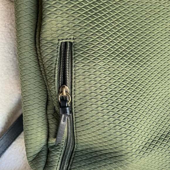 Elliott Lucca by The Sak Olvera Backpack Women Green Neoprene Laptop Utility Bag - Picture 3 of 7